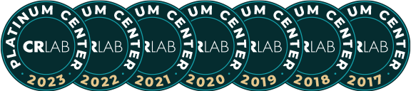 CRLAB Platinum Center Logo